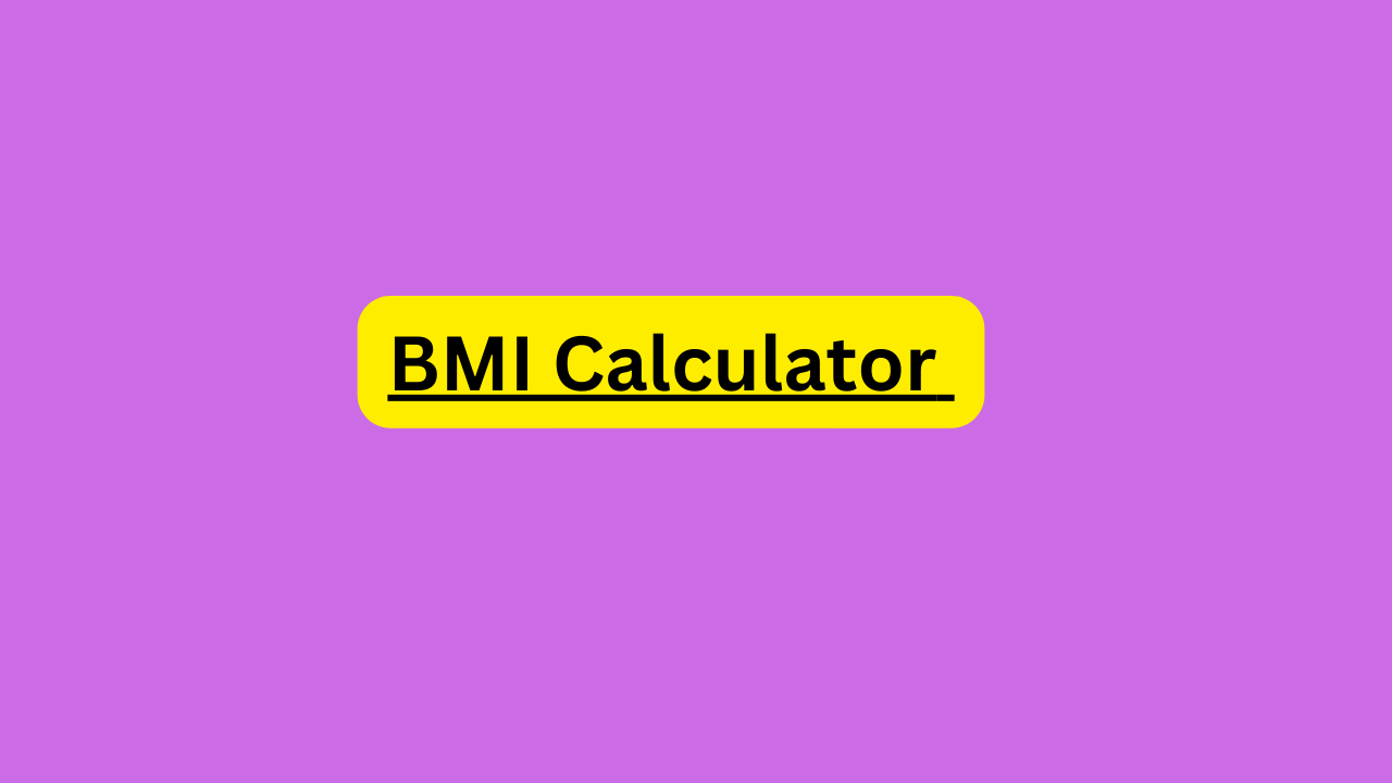 BMI Calculator